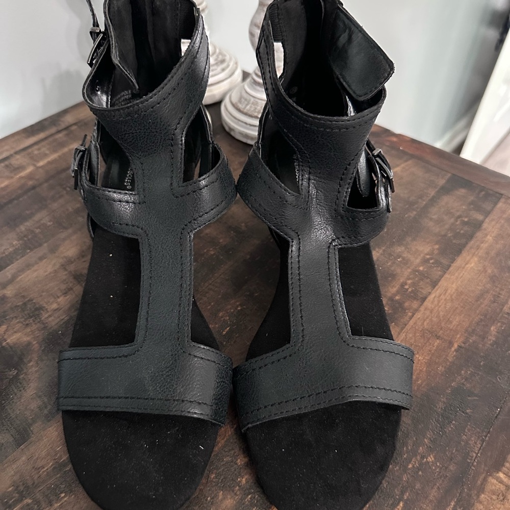 Women’s A2  by Aerosoles Black Sandals